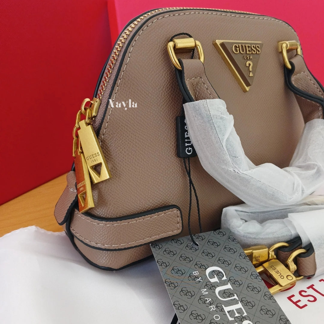 Mini Sac à main Guess - Taupe