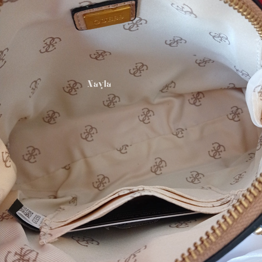 Mini Sac à main Guess - Beige Croco