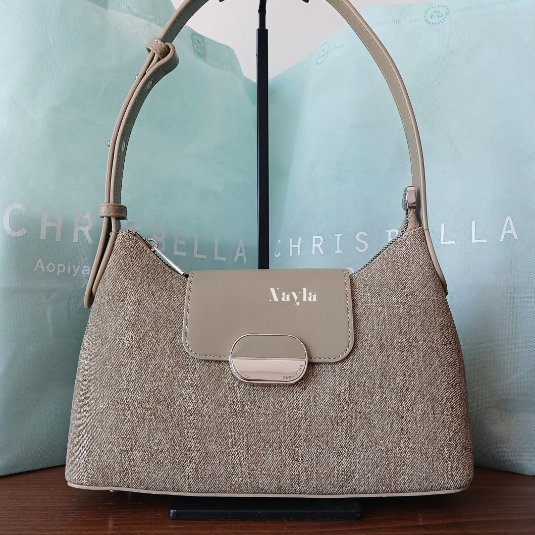 Sac porté épaule Chrisbella Original - Vert Olive