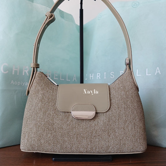 Sac porté épaule Chrisbella Original - Vert Olive