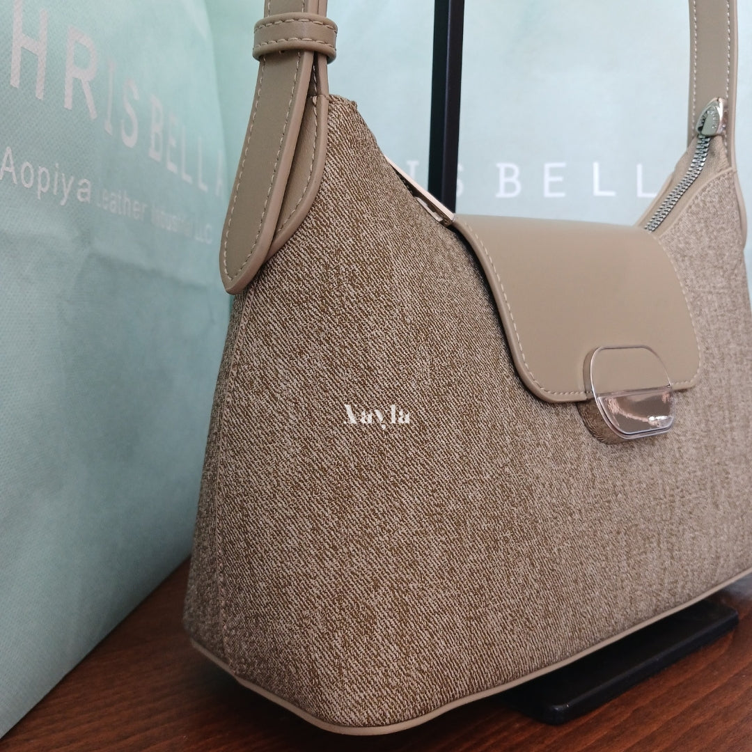 Sac porté épaule Chrisbella Original - Vert Olive