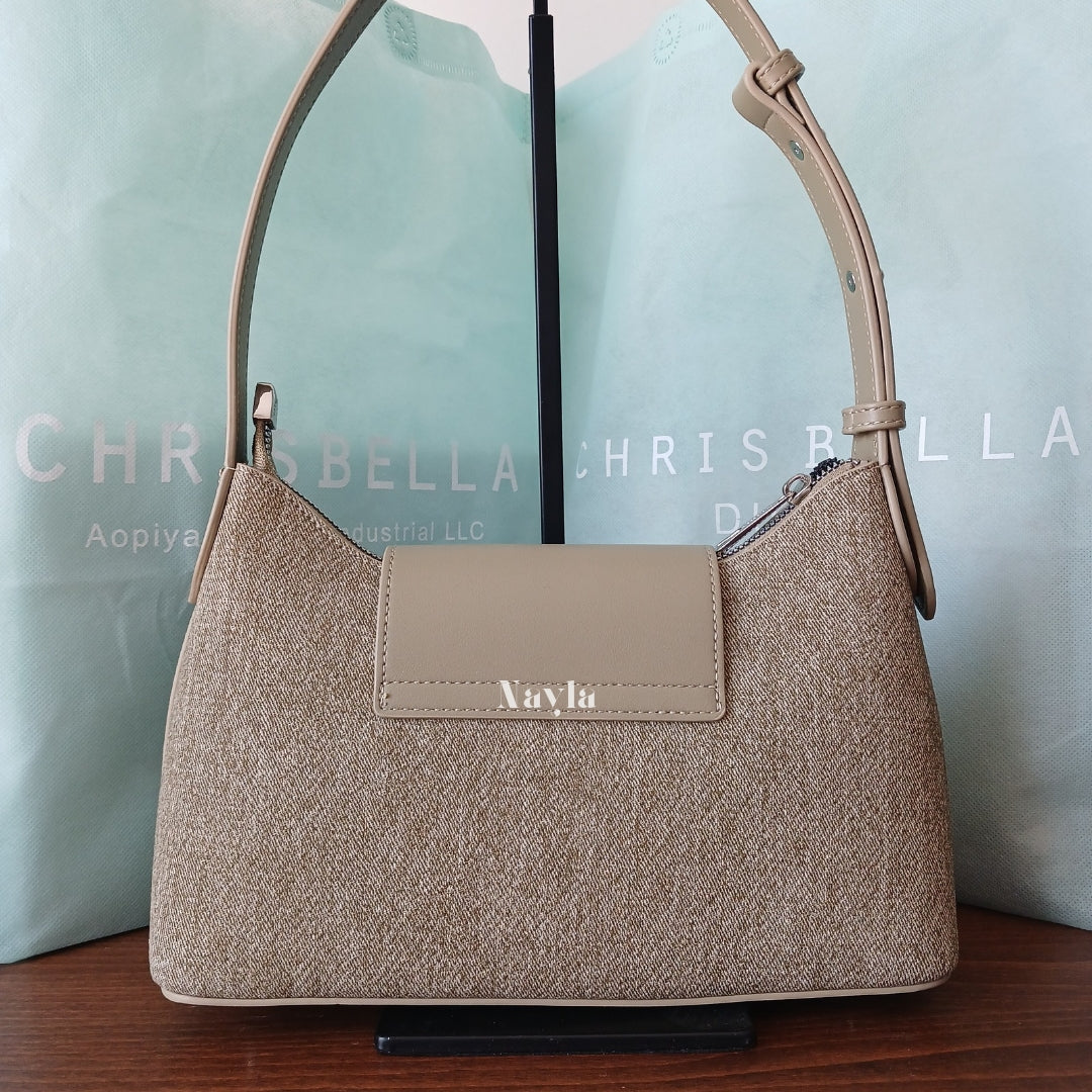 Sac porté épaule Chrisbella Original - Vert Olive