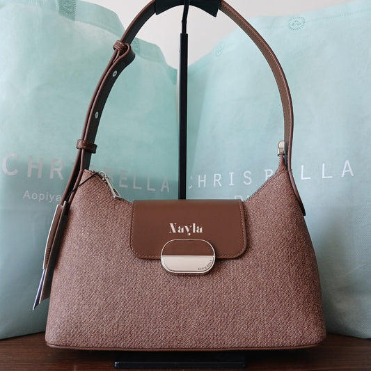 Sac porté épaule Chrisbella Original - Marron Chocolat