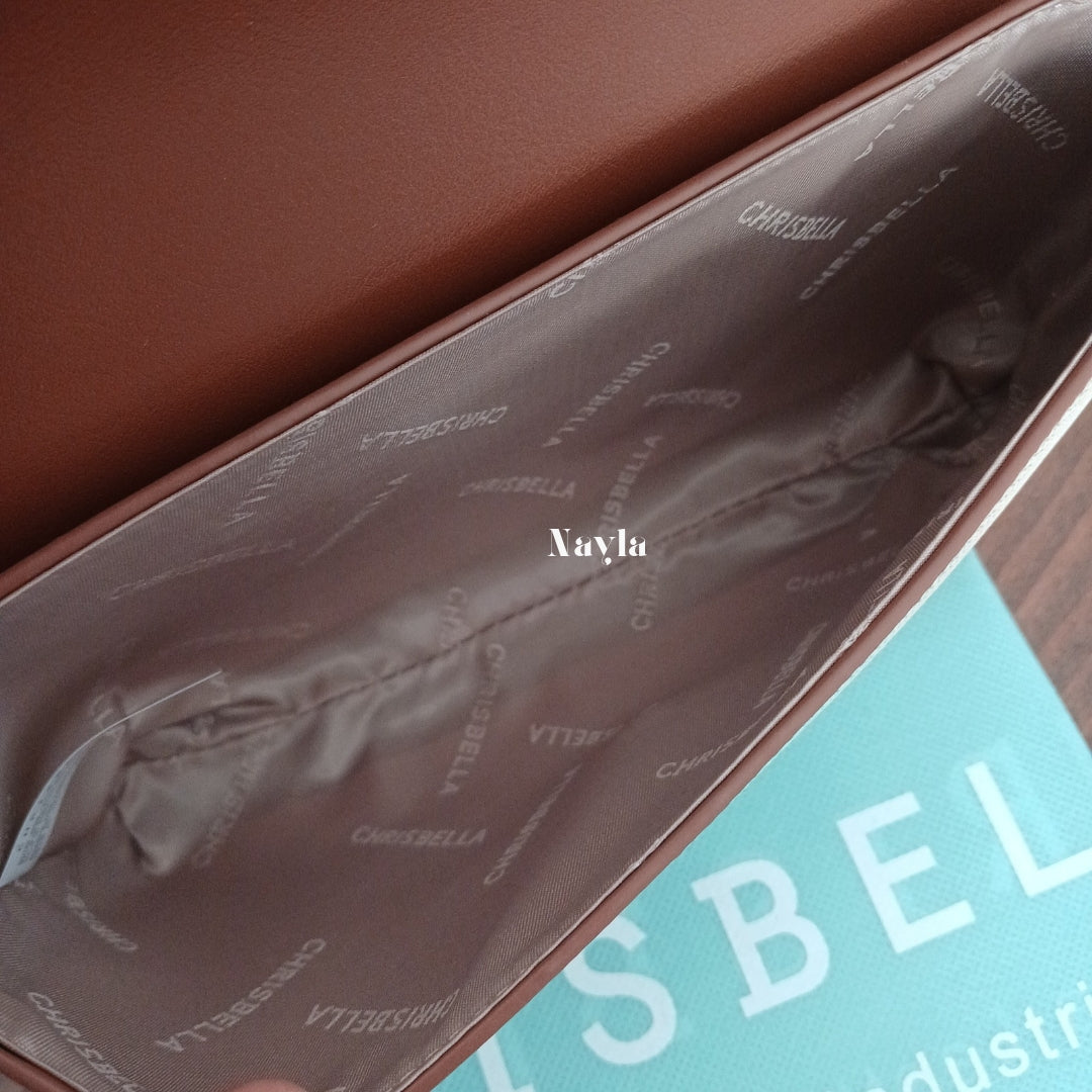 Sac porté épaule Chrisbella 2en1 + Pochette à chaîne dorée