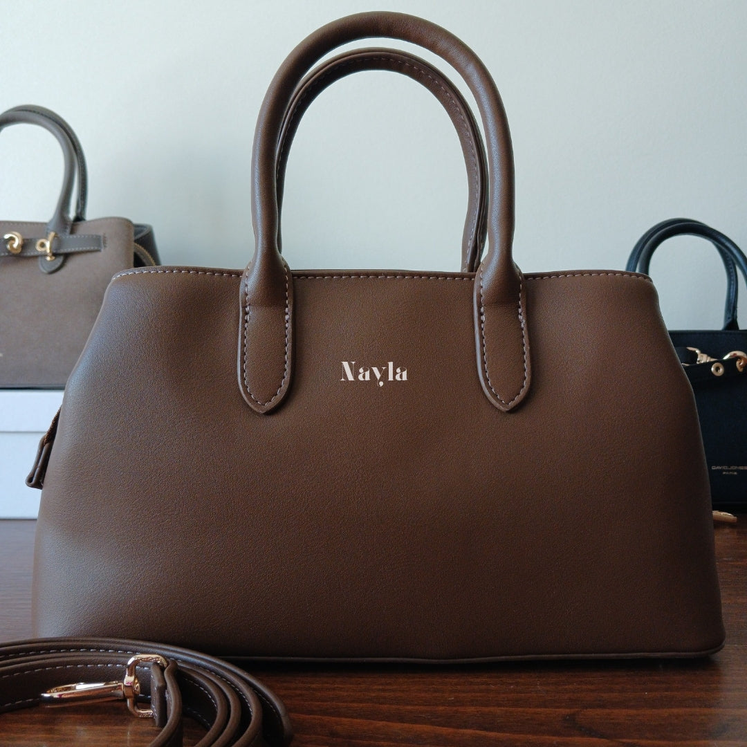 Sac à main David Jones CM7799 - Marron Chocolat