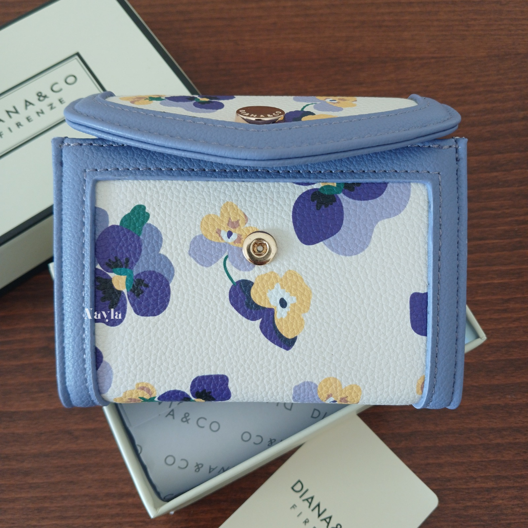 Porte-monnaie Fleuri Diana&Co - 797-2 Lilac