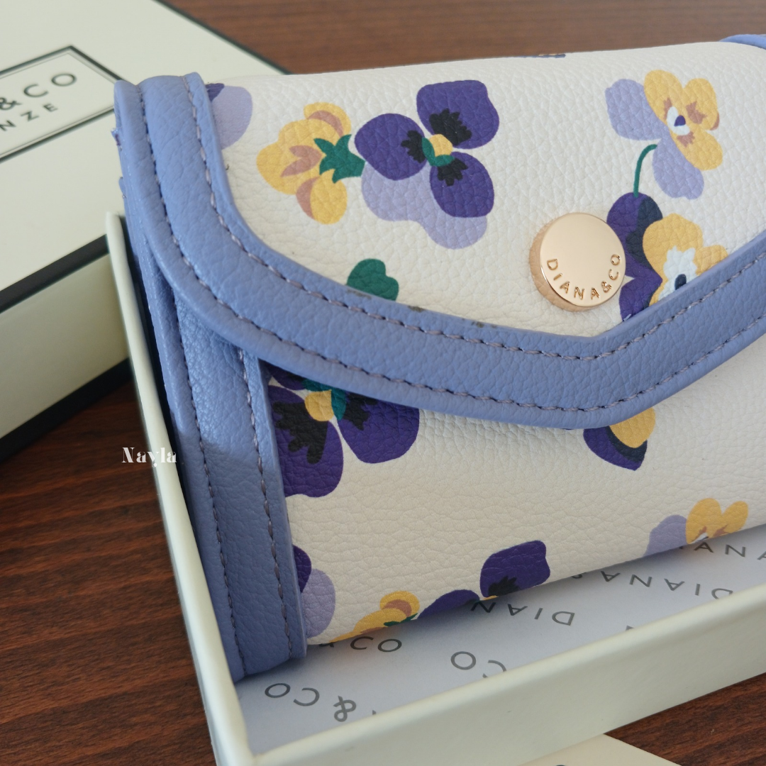 Porte-monnaie Fleuri Diana&Co - 797-2 Lilac