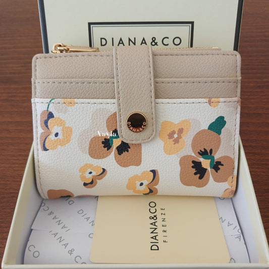 Porte-monnaie Diana&Co fleuri - 797-3  Beige